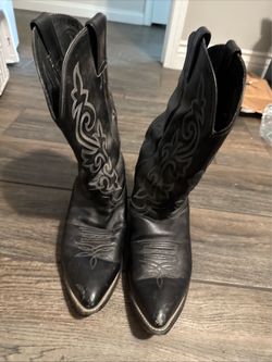 Black Justin Tony Lamas Size 13