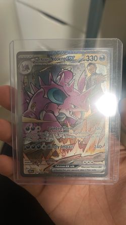 Near mint team rockets nidoking ex sir