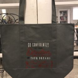 Gray Tote Bag