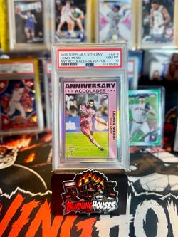 2025 Topps Mls 30th Anniversary Collection Anniversary Accolades Lionel Messi #6
