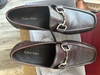 Men’s Shoes Size 10 Brown By Calvin Klein 