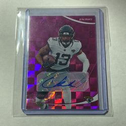 Christian Kirk /25 Autograph Football Card