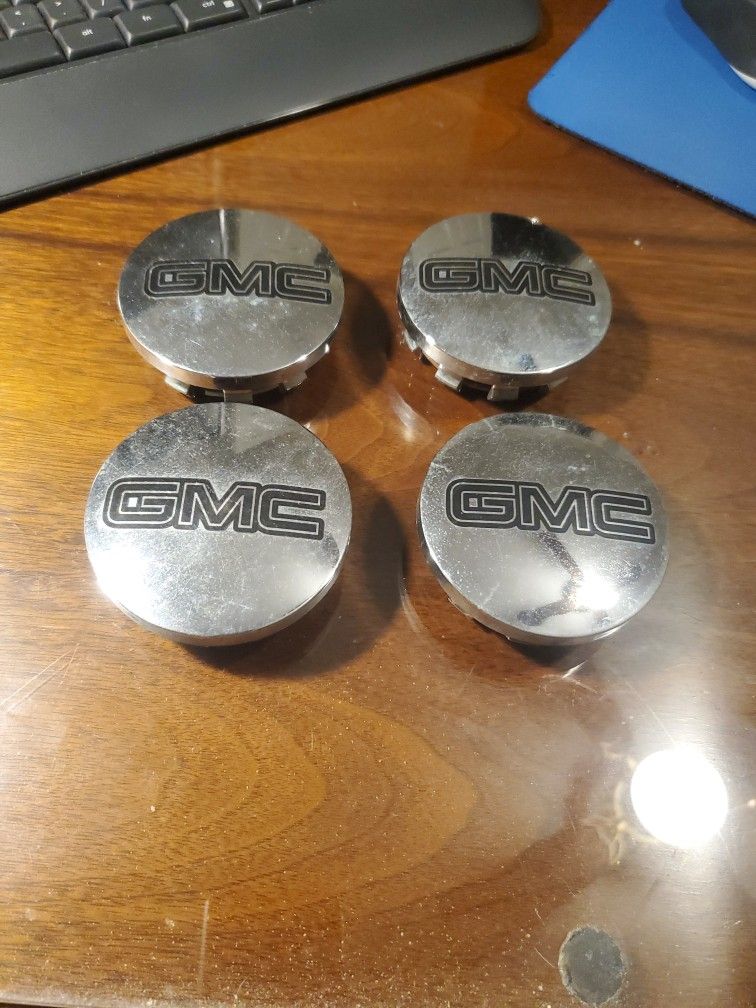 GMC Chrome Center Caps. 20 Inch 22 Inch Centers Rims Cap Caps Wheel Chrome