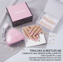 Makartt Trigloes Nail Lamp & Beetles Me Press-On Kit