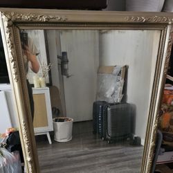 Vintage Antique Gold Frame Mirror For Weddings 