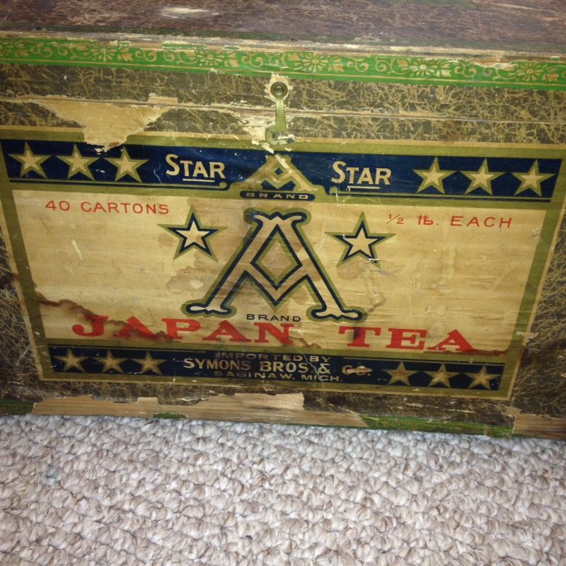 Tea box japan antique