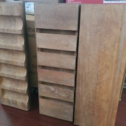 Wine Bar - Heavy Duty Wooden Shelves (3)