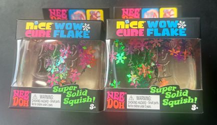 NEEDOH ❄️ WOW FLAKE ❄️  SUPER NEEDOH MELLO MALLO TEENIE FUZZBALL 3pk