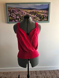 BEBE blouse raspberry color
