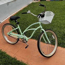 ELECTRA Beach Cruiser, Single Speed Includes Basket And A Combination Lock  …In Great Condition…$255