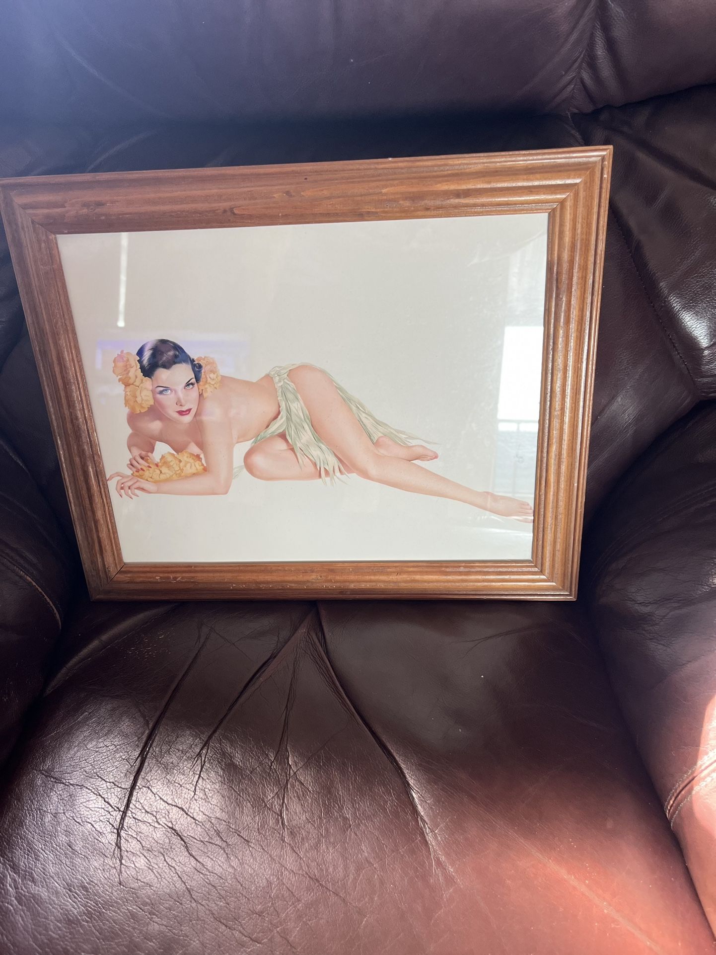 Vintage Pinup Framed Print 11x14