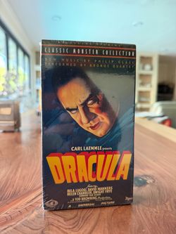Dracula Sealed VHS Tape Classic Universal Monsters