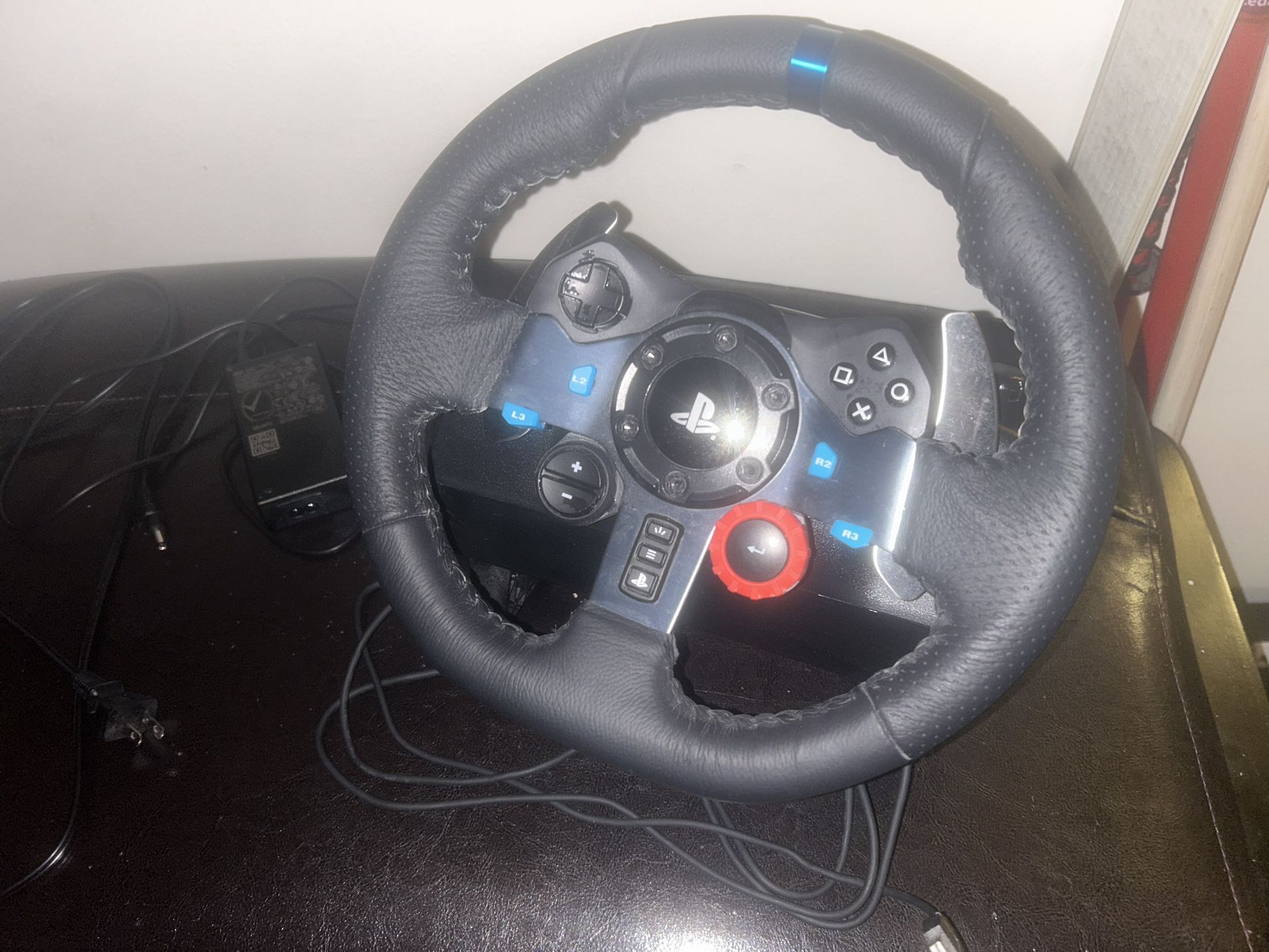 PlayStation Logittech 29 Steering Wheel