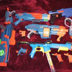 11 Nerf Guns Collection 