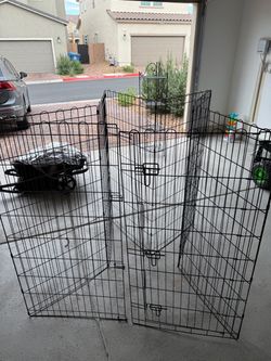 Tall enclosed dog / baby gate with locks