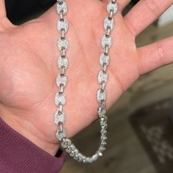 925 Silver Chain With Cz’s