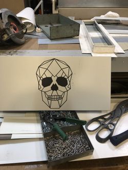 Skull Metal Wall Art