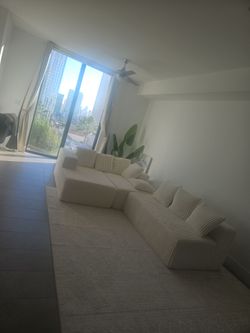 Fur 3 Piece Sofa set