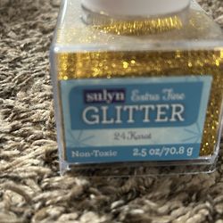 Gold glitter