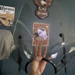 Memphis Shades Rio Grande Windshield Harley 