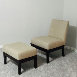 Chair and Ottoman 