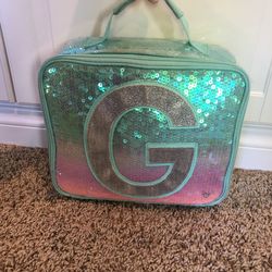 G Initial JUSTICE Lunch Bag In Great Condition Pail 