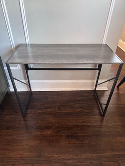 Foldable Gray Desk