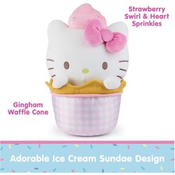 Hello Kitty Ice Cream Plush