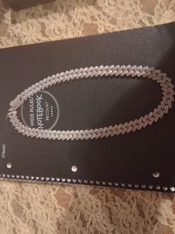 Silver Cuban Link Chain Necklace