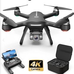 Holy Stone HS700E 4K UHD Drone with ElS Anti Shake 130°FOV Camera for Adults, GPS Quadcopter with 5GHz FPV Transmission, Brushless Motor, Easy Auto Re