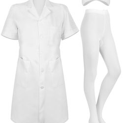Nurse Costume Joker XL Adult / Disfraz de Enfermera Adulto X Grande Halloween Career Day