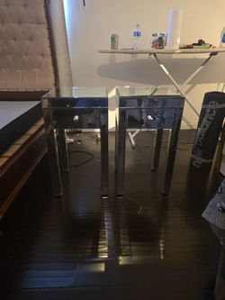 Mirrored Night Stands
