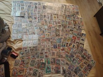 Lot of baseball hockey football cards