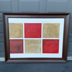 Amaury Lima Painting with Elegant Dark Brown Frame 🖼️