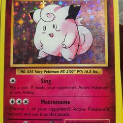Clefairy Evolutions Rare Holo 63/108