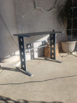 Small Metal Desk, 4ft Tall By 4ft Wide Or So