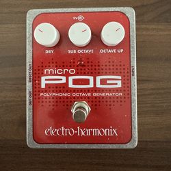 Electro-harmonix Micro Pog Guitar Pedal