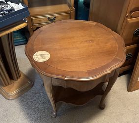 Round Side Table can double as a Coffee Table