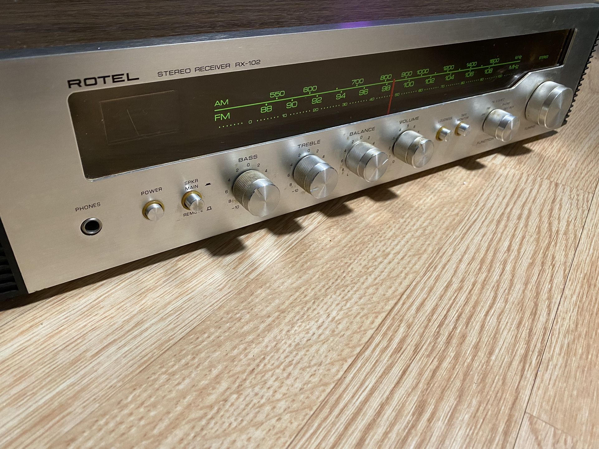 Vintage Rotel RX-102 AM/FM Stereo Receiver