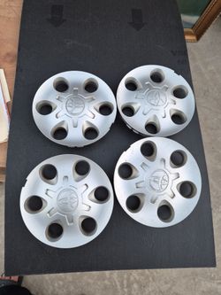 Set of Toyota hubcaps