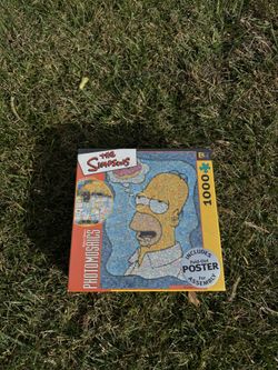 Vintage 2002 Simpsons Puzzle 1k Piece 