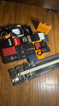 Designer wallets colognes belts