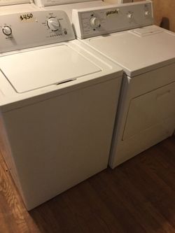 Roper washer and dryer set/ warranty/ delivery and installation are available