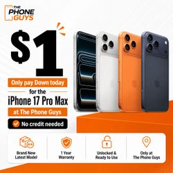 Apple iPhone 17 Pro / Pro Max 5G - Take Yours Home Today From $1