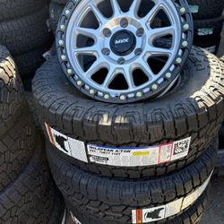 17 MVX WHEELS / FALKEN 285/70R17 TIRE/ PACKAGE DEAL FOR SALE!!!!