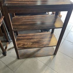 Wooden shelf