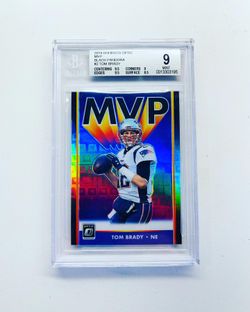 2019 Donruss Optic MVP Black Pandora Tom Brady BGS 9 Mint 19/25 SSP Prizm