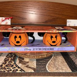 Mickey/Minnie Espresso Mug Set