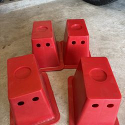 (4) RV Rectangle Jack Block 