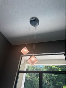 Modern LED 3-Light Cube Pendant Chandelier – Adjustable Cables